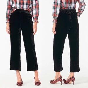 NWT J. Crew Payton Pull On Velvet Pant